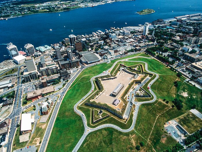 Halifax attractions - Citadel aerial view