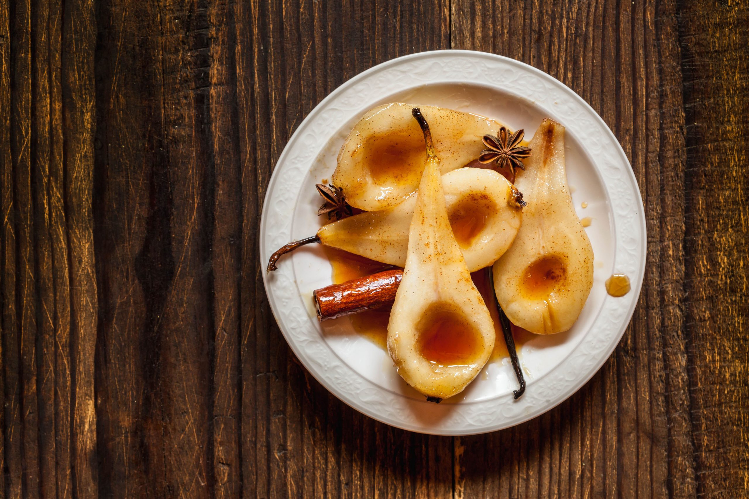 Cinnamon Roasted Pears With Caramel Sauce,Asparagus Seasoning Ideas