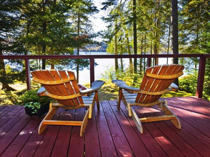 Cottage deck chairs