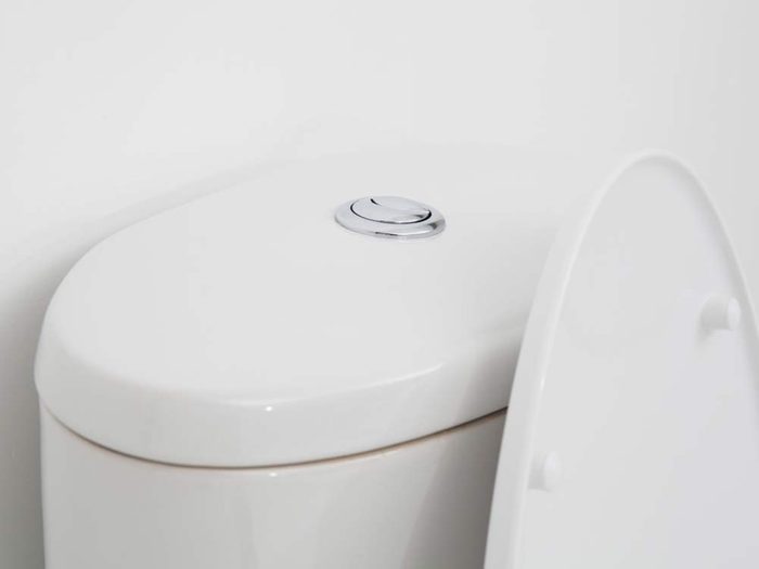 Use bubble wrap to prevent toilet-tank condensation