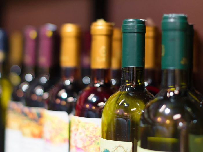 Wine bottle selection