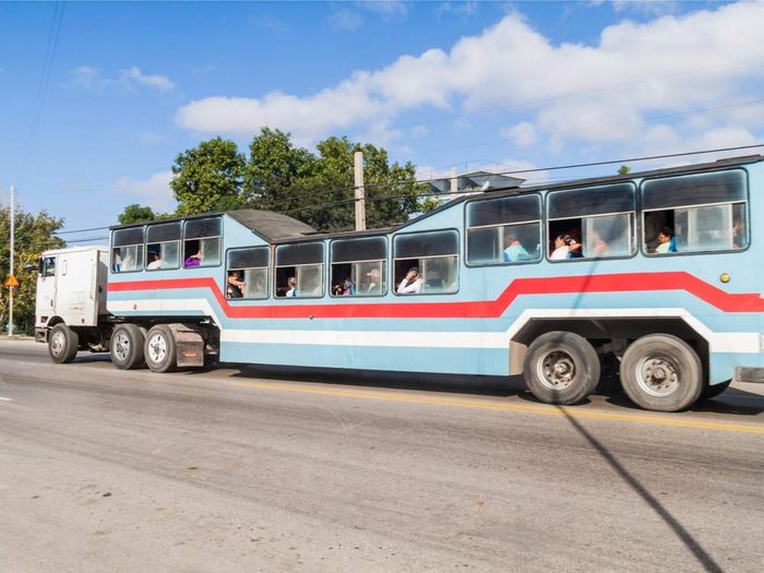 Camel Bus in Cuba