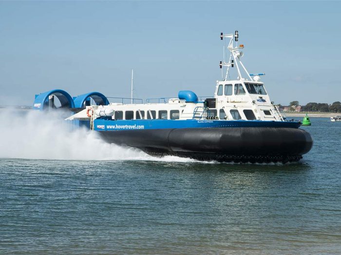 Hovercraft in the Isle of Wight, United Kingdom