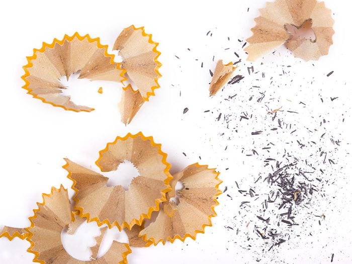 Pencil shavings