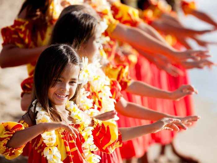 Hula dance in Hawaii
