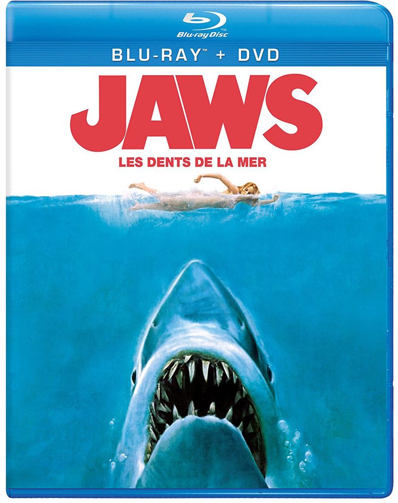 Blu ray cover of Jaws