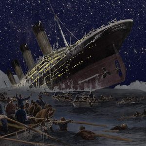 Titanic facts - Painting of Titanic disaster