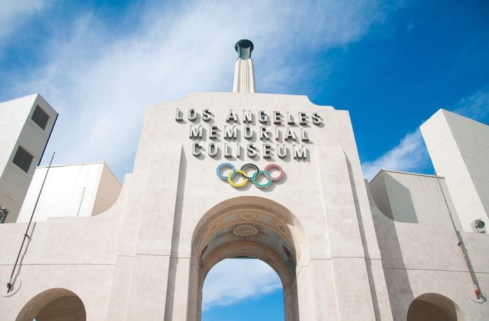 Olympic area in Los Angeles