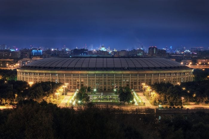 Stadium in Moscow, Russia