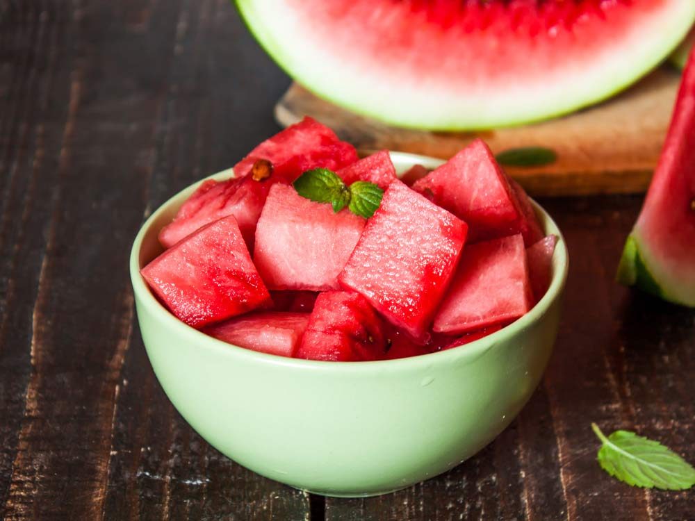 Bowl of watermelon
