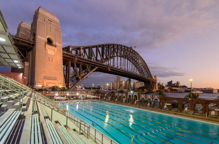 Olympic pool in Sydney, Australia for the Olympic Games