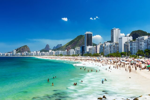 Praia de Copacabana in Rio de Janeiro