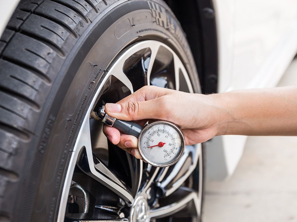 Save on gas by keeping your tires inflated