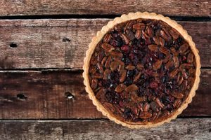 Cranberry and Pecan Pie