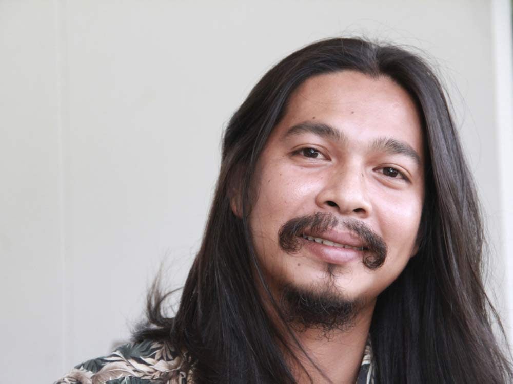 Thai man with moustache and goatee