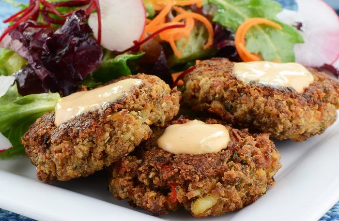 Summer crab and shrimp cakes