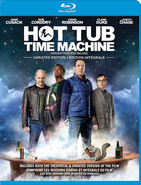 Blu ray cover of Hot Tub Time Machine
