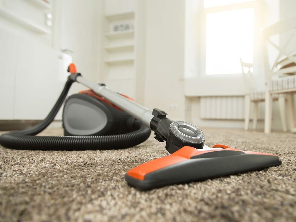 Vacuum on carpet
