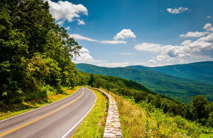 Virginia's Skyline Drive has a very special claim to fame