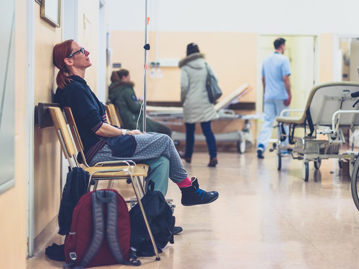 Hospital waiting room - is Google making you sick