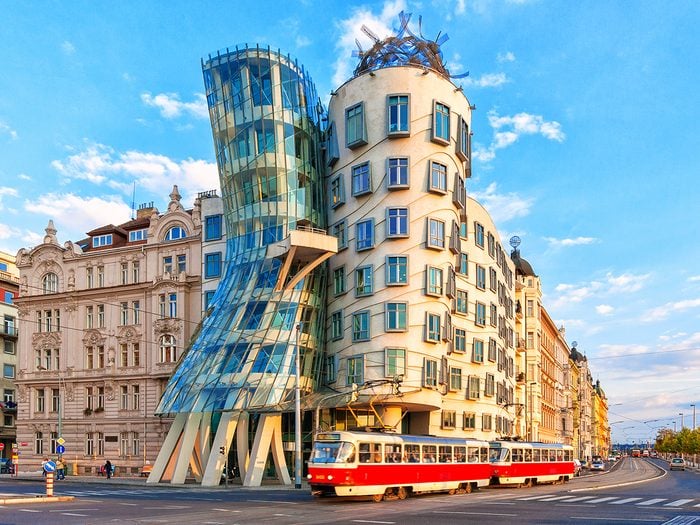 Unique architecture - Dancing House in Prague