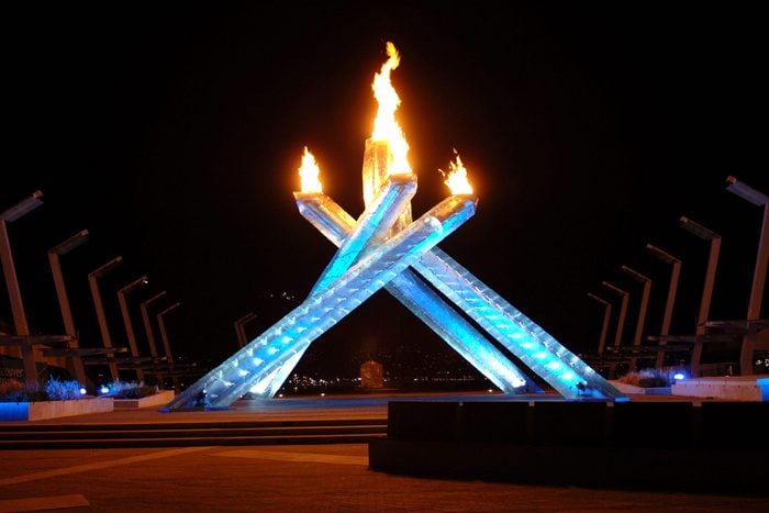 Vancouver olympics display