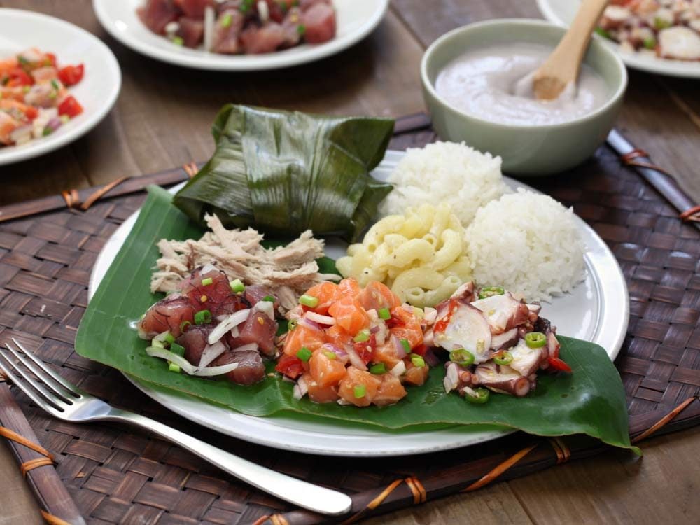 Hawaiian plate lunch