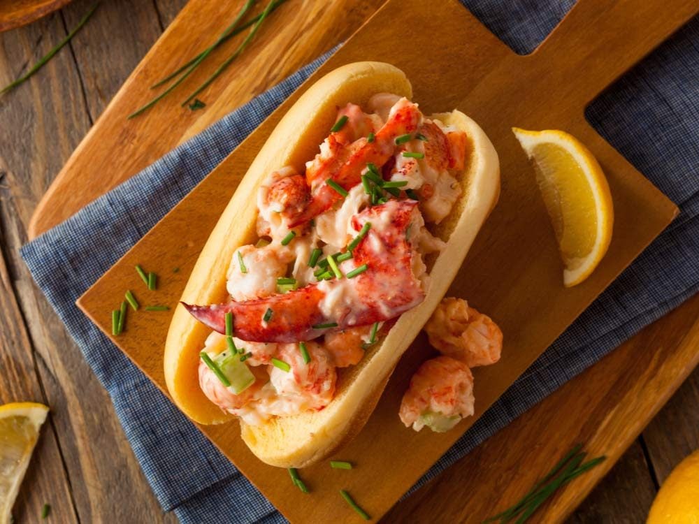 New England lobster rolls
