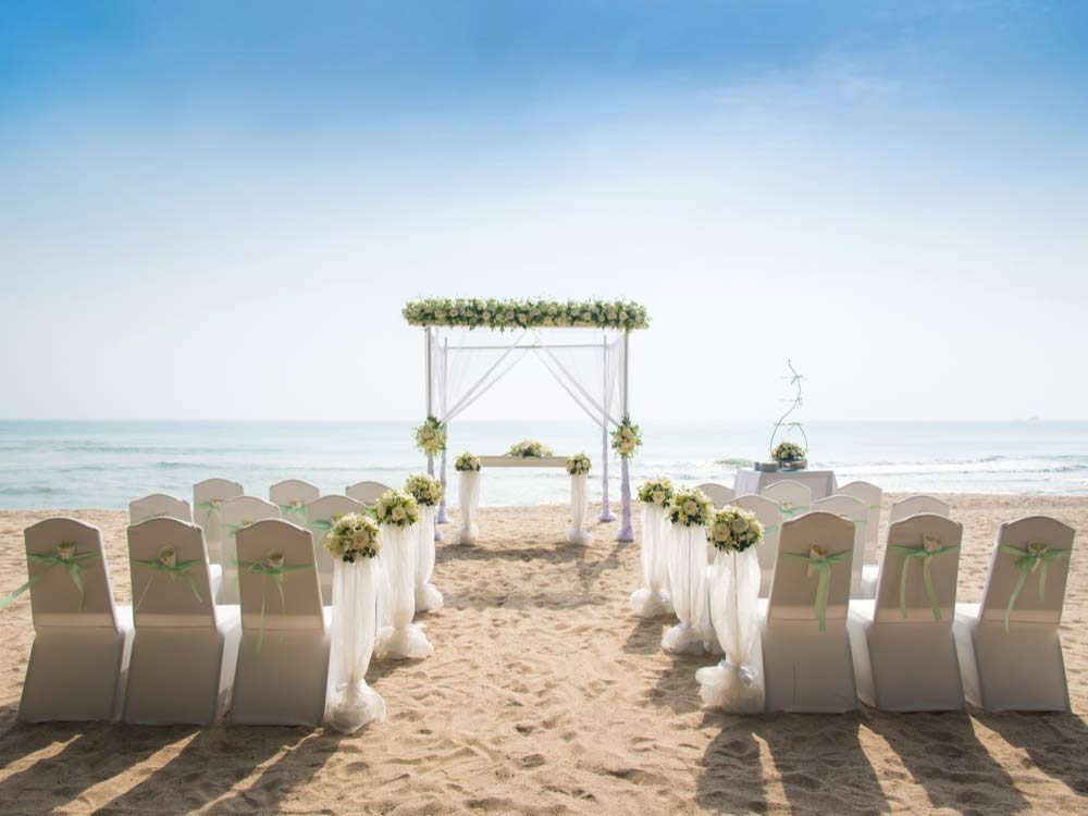 Wedding on beach
