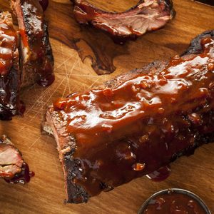 Smoked Spareribs With Backwoods BBQ Sauce