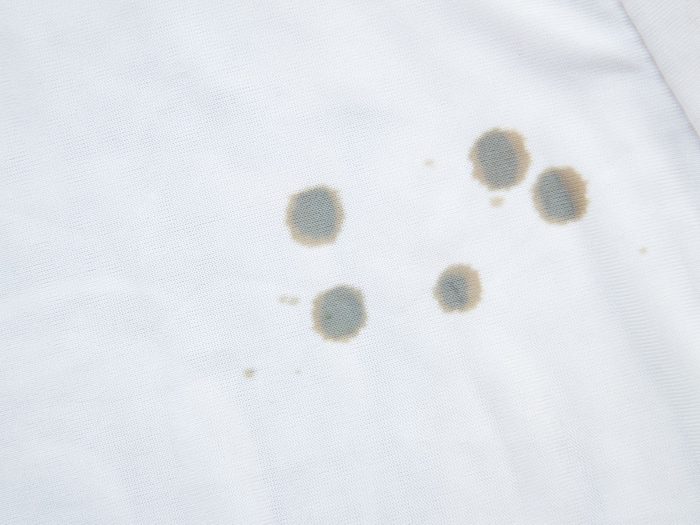 Cooking oil stain on shirt