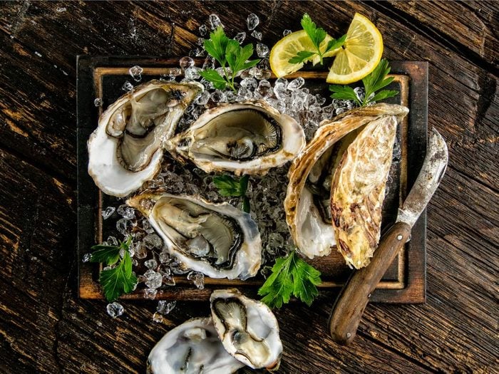 Oysters can increase your libido