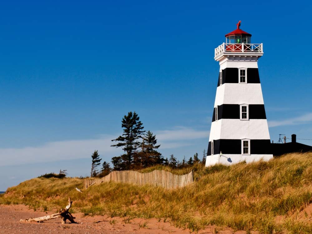 West Point Lighthouse in Prince Edward Island