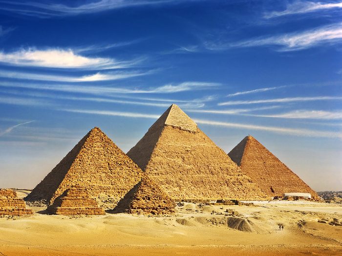 Ancient architecture - pyramids of Egypt