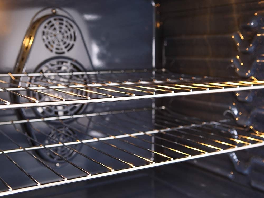 Use ammonia to clean oven racks