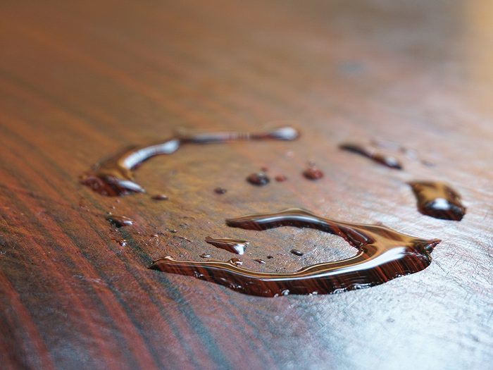 Things to do with toothpaste - remove water marks from wood furniture