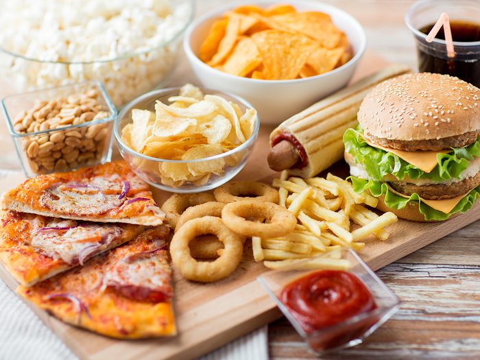 binge eating - fast food