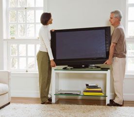17. Even if You're Hanging Your TV on the Wall, Keep the Stand