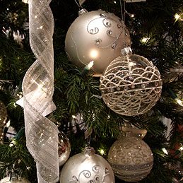 4. Hang Christmas Tree Ornaments With Twist Ties 