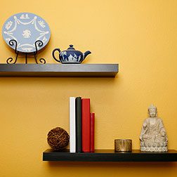 Add Floating Shelves to the Wall