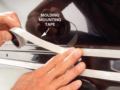 Apply Molding Tape to Car