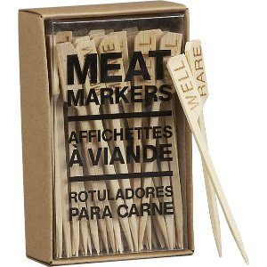 Crate & Barrel Meat Markers