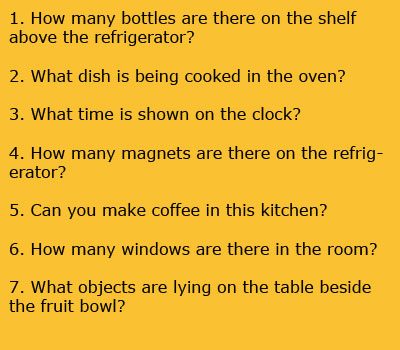 Now try to answer these questions: