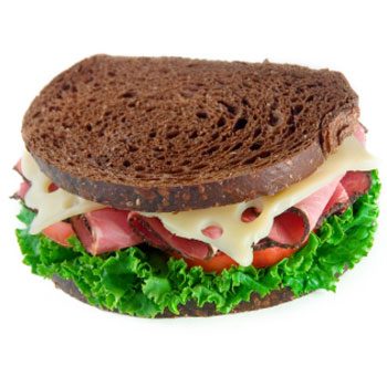 4. Fix all your sandwiches on whole grain bread