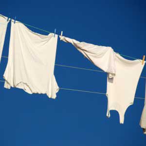 3. Hang Clothes Out to Dry