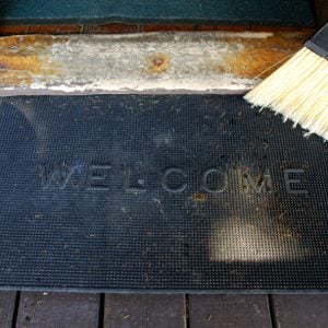  4. Choose a Doormat Made of Synthetic Material.