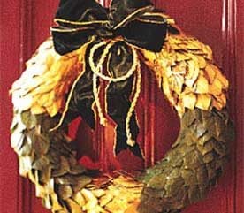 1. Empire-Style Door Wreath 