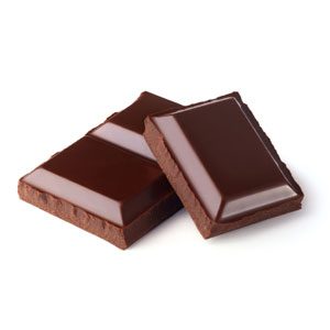 Indulge in a Bite of Dark Chocolate
