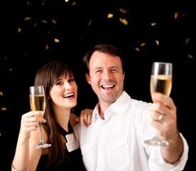 9. Toast the New Year with Just One Glass of Bubbly