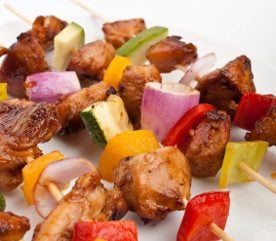 Recipe: Turkey Kebabs with Fennel and Red Pepper Relish
